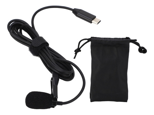Micrófono Lavalier Para Insta360 One Rs Con Solapa Tipo C