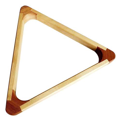 Estante Triangular Para Bolas De Billar De Madera Maciza