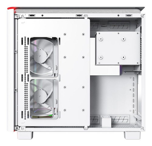 Gabinete Montech King 95 Pro Vidrio Curvo 6 Fans Pwm Argb ! Color Blanco