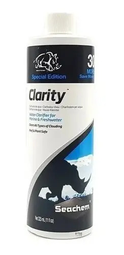 Seachem Clarity 325ml Clarificante Remove Aquario