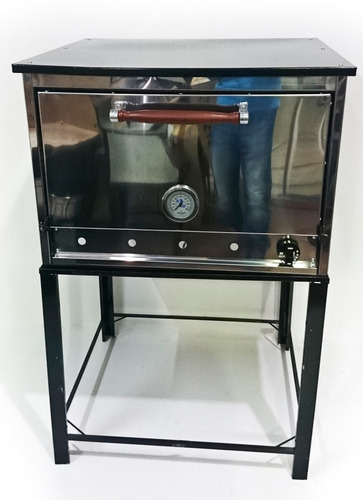 Imagen 2 de 5 de Horno Pizzero Rotisero 12 Moldes Marca Eg Acero Inoxidable
