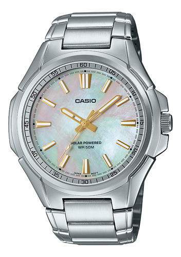 Reloj Casio Mtp-rs100s-7a Acero Hombre Plateado