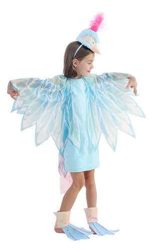 T Niños Animal Play Clothes Peacock Modelado Cosplay Suit