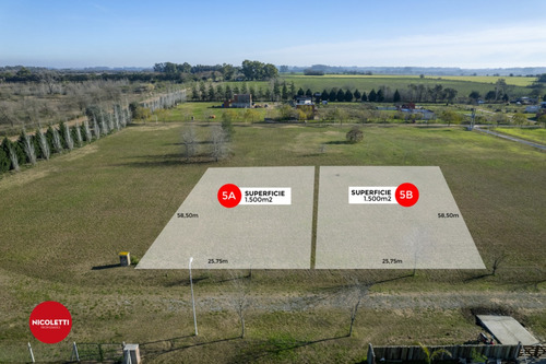 Venta Lotes De 1500 M2 | Chacras Don Jose, Lujan