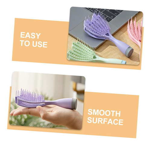 3 Peines Huecos De Doble Función Para Secar El Cabello