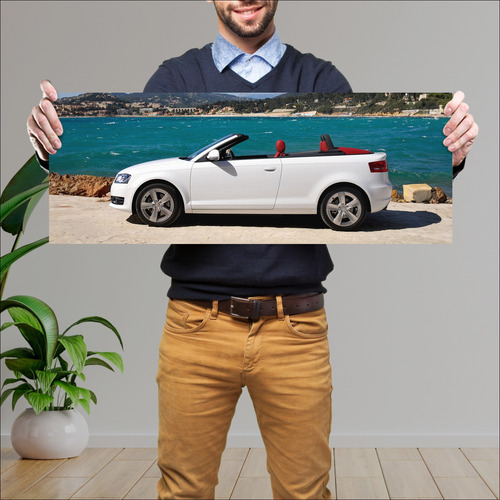 Cuadro 30x80cm Auto 2008 Audi A3 Cabriolet Uk 28 331