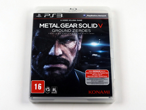 Metal Gear Solid 5 Ground Zeroes Original Playstation 3 Ps3