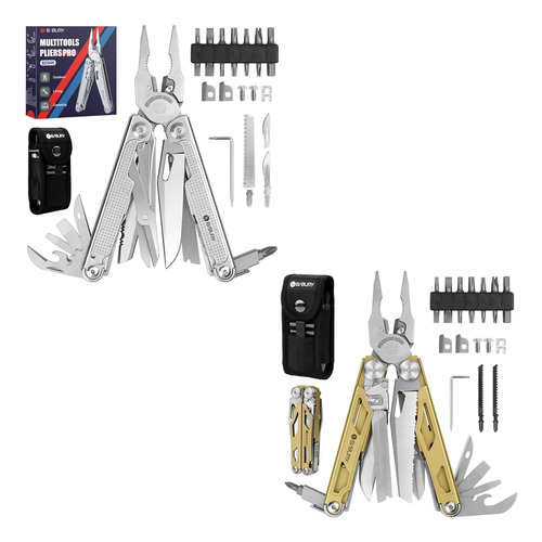 Multitools Alicates Pro Series Bi2049 Bi2045 Oro Con Cortado
