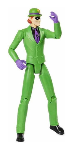 Muñeco Dc Comics Acertijo The Riddler Batman Bat Tech 30 Cm