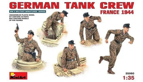 German Tank Crew - France 1944  1/35 Miniart 35060