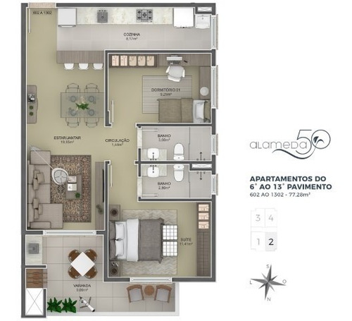 Imagem 18 de 22 de Apartamento À Venda No Bairro Centro - São Leopoldo/rs - O-13875-23736