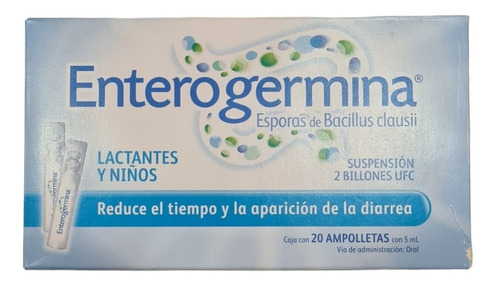 Enterogermina 2 Billones De Probióticos, 20 Ampolletas