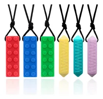 Comprar 6 Pcs Collar Mordedor Sensorial Para Con Tdah, Autismo, Tps