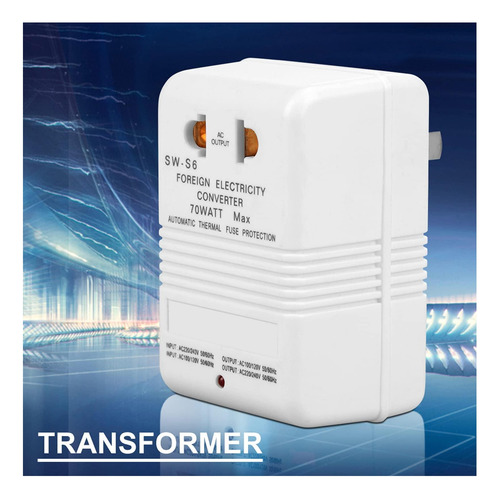 Convertidor De Voltaje De Moncer 70w Pase Y Transformador De