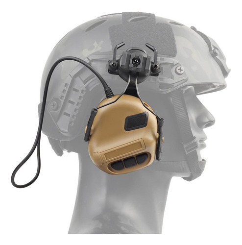 De Fone De Ouvido Para Capacete Tático Cor De Fundo 9,5x10