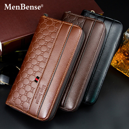 Cartera De Negocios, Bolso De Mano For Hombre, Cremallera,