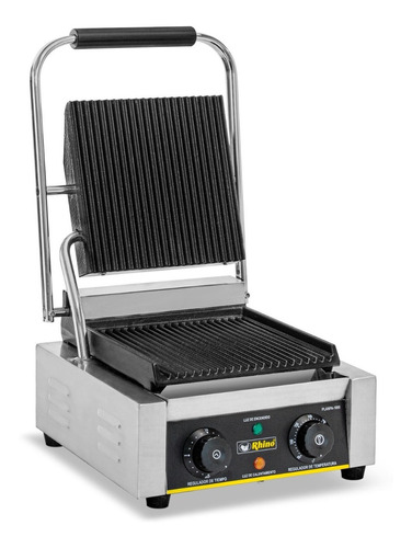 Asador eléctrico Rhino PLANPA-1800 110V acero inoxidable