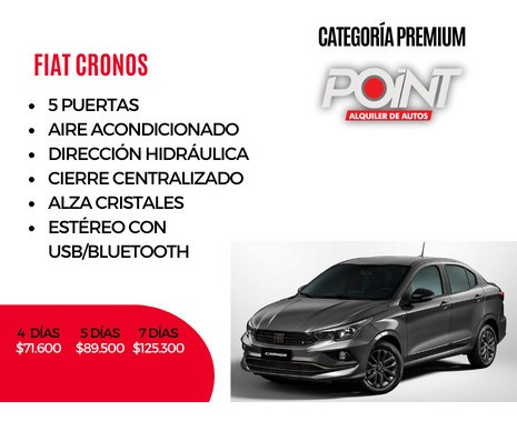 Imagen 6 de 10 de Alquiler De Autos Sin Chofer Kilometraje Libre Desde 6 Dias