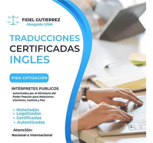 Traducciones Legales Certificadas Oficial Ingles Intérprete 