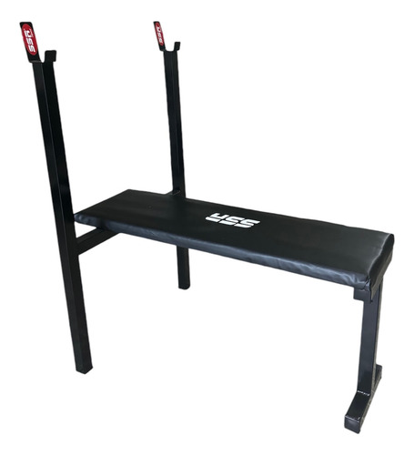 Banco Plano Con Soporte Para Barra Pesas Ejercicio Ssr Sport