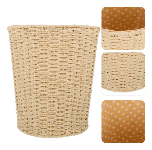 Cesta De Almacenamiento De Mimbre Para Ropa Sucia