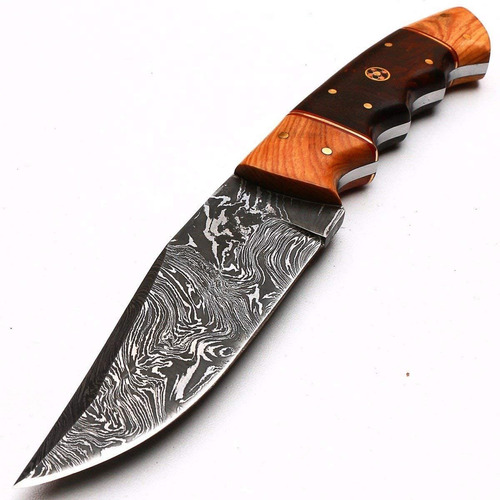 Cuchillo Acero Damasco Pal 2000 Knives De 10  + Funda