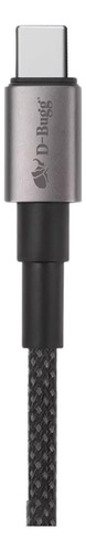 Kit Cable Tipo C A Tipo C Trenzado Y Adaptador Usb A A C Negro