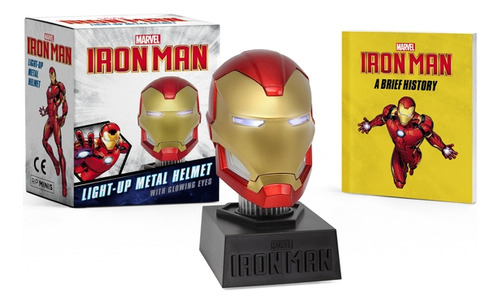 Libro Marvel: Iron Man Light-up Metal Helmet: With Glowin...