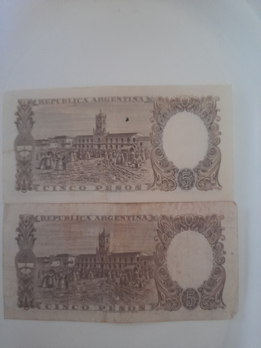 Billetes De 5 Pesos 1960 Sin Circular Usado