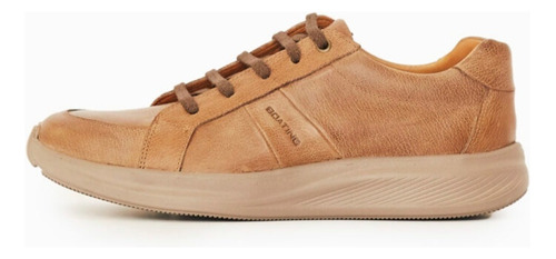 Zapatilla De Cuero De Hombre Boating, Modelo Portree