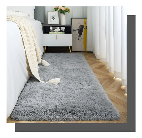 Tapete Passadeira 2,00x0,60 Quarto Pé De Cama Luxo Conforto