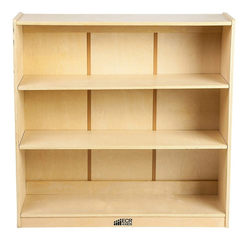 Ecr4kids Abedul Librería Con Estantes Ajustables, Madera Est