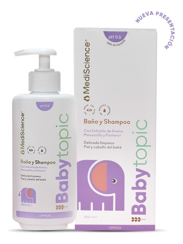 Mediscience Babytopic Baño Y Shampoo Ph 5.5 Loción 250ml