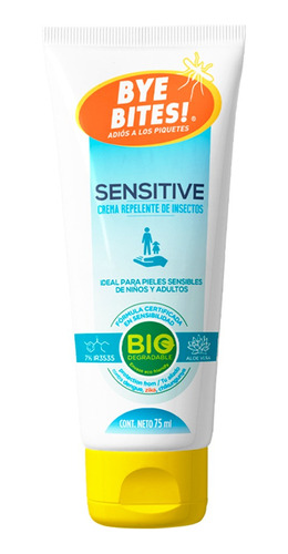 Crema Repelente Insectos Mosquitos Sensitive Piel Sensible