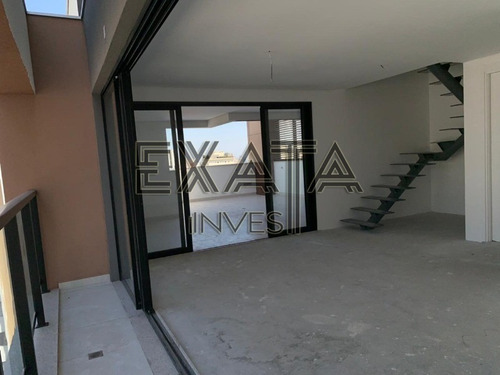 Imagem 4 de 23 de Cobertura Duplex, Jardim Paulista, Nova, No Contra Piso, Ótimo Living Para Vários Ambientes, Varanda Gourmet, 4 Dormitórios Sendo 2 Suítes, 4 Vagas De Garagem, Lazer Total. - Cb00100 - 70075821