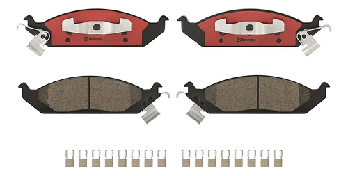 Set-4 Balatas Ceramica Delanteras Cirrus 2.4l L4 2000