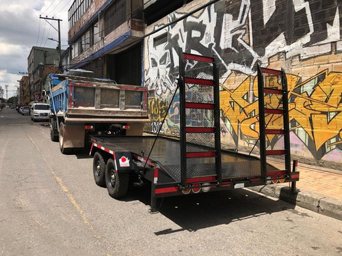 Trailer O Remolque Tipo Cama Baja Para Transporte De Maquina