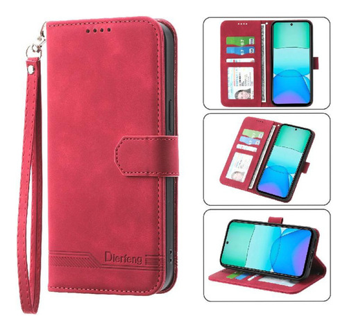 Funda Abatible For Xiaomi Redmi Note 13r 4g Pulsera Premium