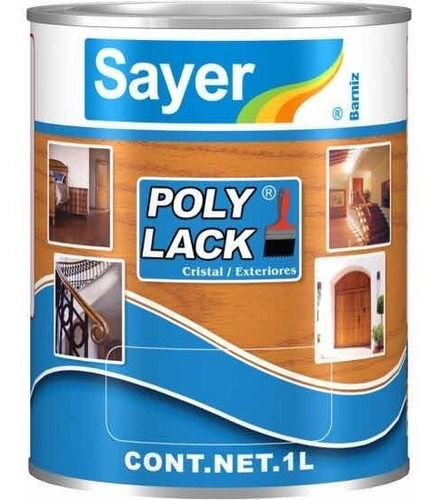 Imagen 1 de 1 de Poly Lack Cristal Mate Ub-0210 Sayer 1 L. Exterior