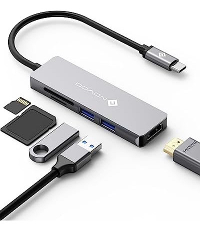 Conector Usb-c Hub 4k Con Hdmi Y Múltiples Puertos