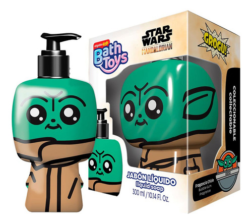 Jabon Liquido Star Wars Grogu Algabo 300 Ml Pack 2 ( Mayor )