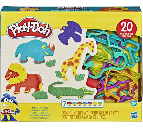 Play-doh Makin' Animals Create It Kit Para Niños De 3 Años E