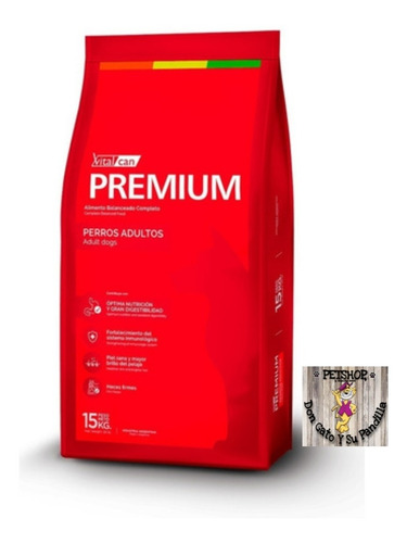 Vitalcan Premium Adulto X 15kg Perros