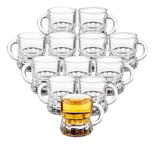 12 Mini Tarro Tequileros Caballito Mezcalero 30 Mls / 1 Onz