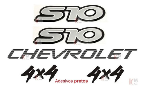 Adhesivos  Calcos Laterales Chevrolet S10 4x4