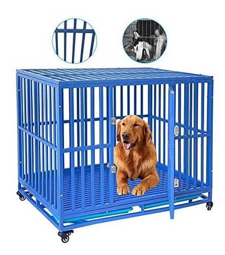Jaula, Corral Perro Gelinzon Heavy Duty Dog Crate Cage Kenne