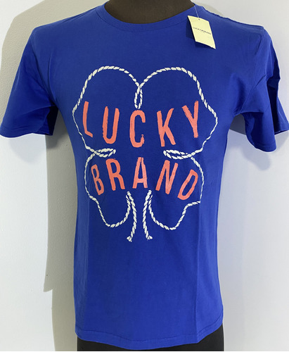 Camiseta Lucky Brand Estampado Talla Joven Xl 18 20 Simil S 