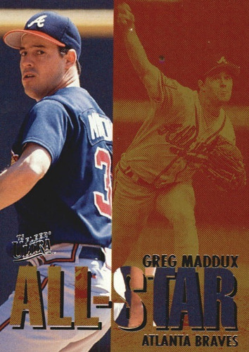 Mlb Greg Maddux - Ultra Fleer All Star 1995 # 12 Of 20