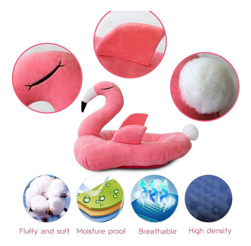 Sofá Cama Para Gatos Con Forma De Flamenco Petgrow, Cama Cál