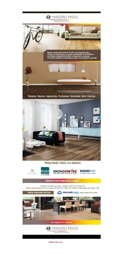 Piso Flotante 7mm Ac3 Residencial Kronotex Smart